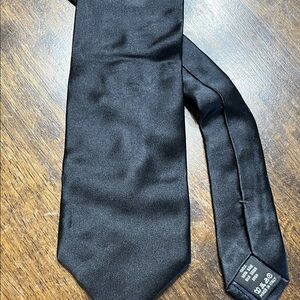 Valentino  Classic Black Silk Tie